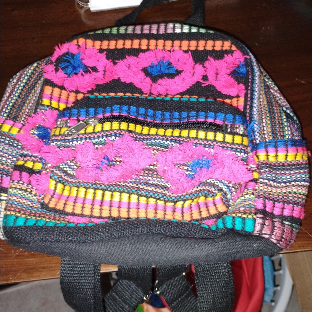Colorful Patterned Women's Backpack Small - image 1